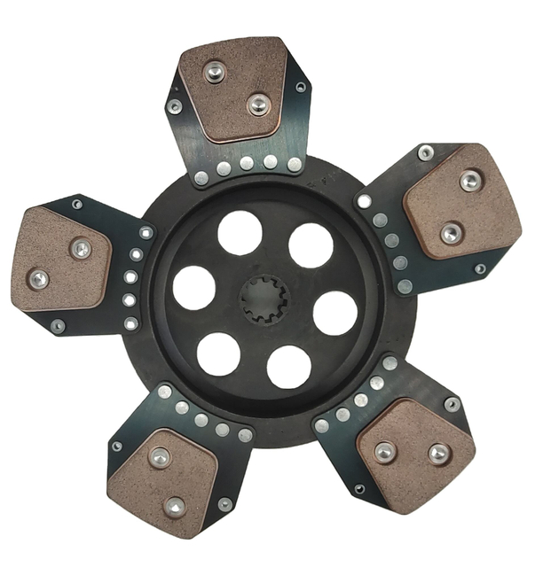 Tractor clutch disc MF398 OR 390T 13" Transmission Disc, Woven, 1-1/8" 21 Spline Hub